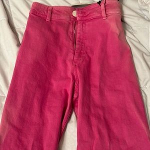 Pink zara jeans new with tags